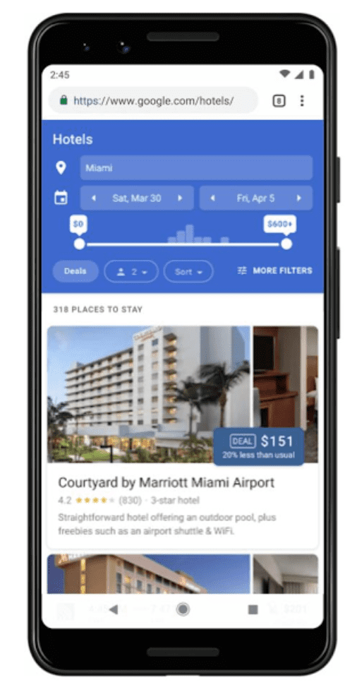 Google Expands Travel Searches To Include Vacation Rental